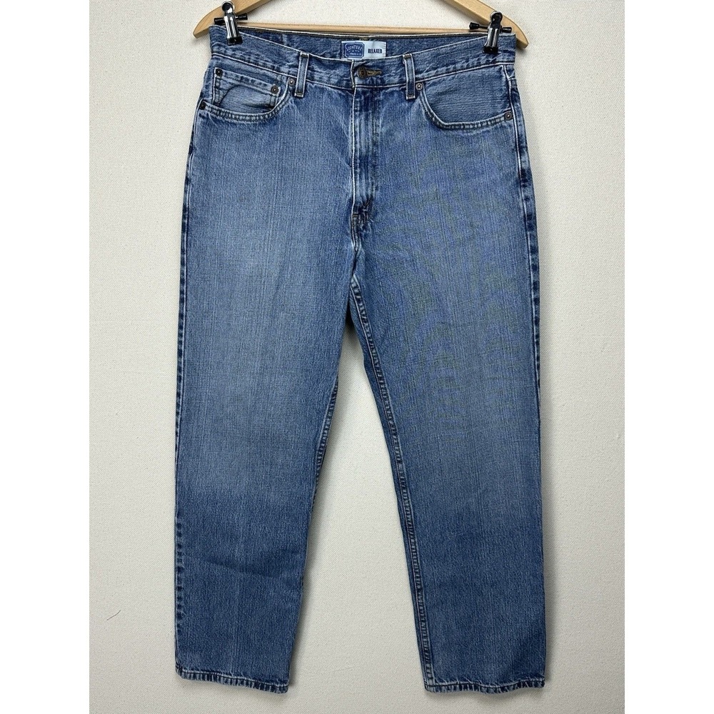 Signature by Levi Strauss Men‎ Jeans 34x29 Blue Relaxed Fit Denim Pants